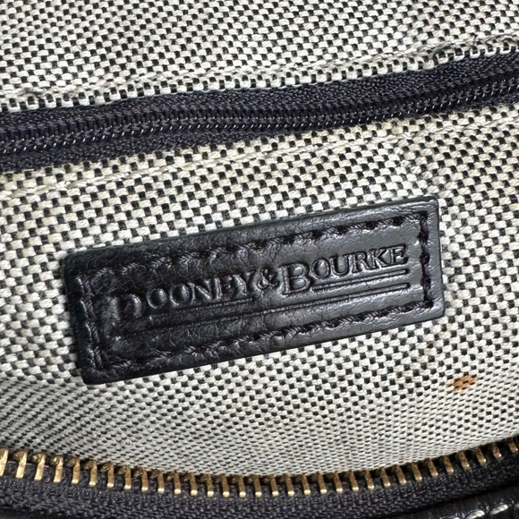 Dooney & Bourke Mary Hobo Bag Black Pebbled Leather Shoulder Purse Handbag Vtg - Picture 11 of 14